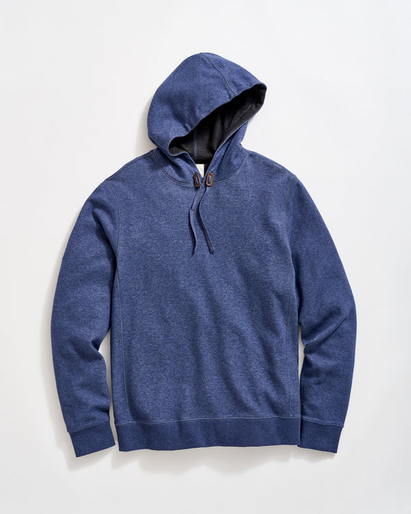 billy reid Rib Hoodie Pullover - Mid-Weight Knit with Signature Billy Reid Details