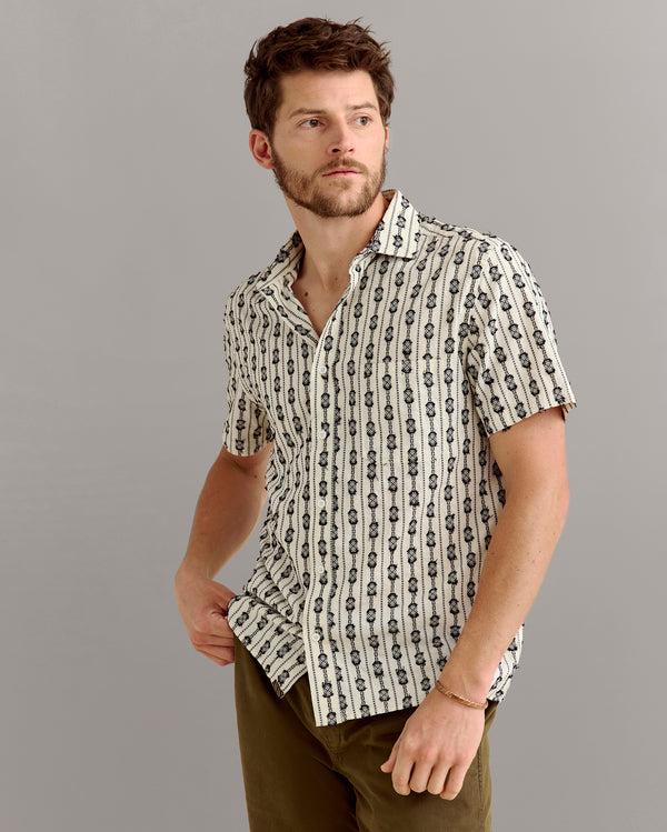 billy Reid Short Sleeve Boucle Treme Shirt – Billy Reid