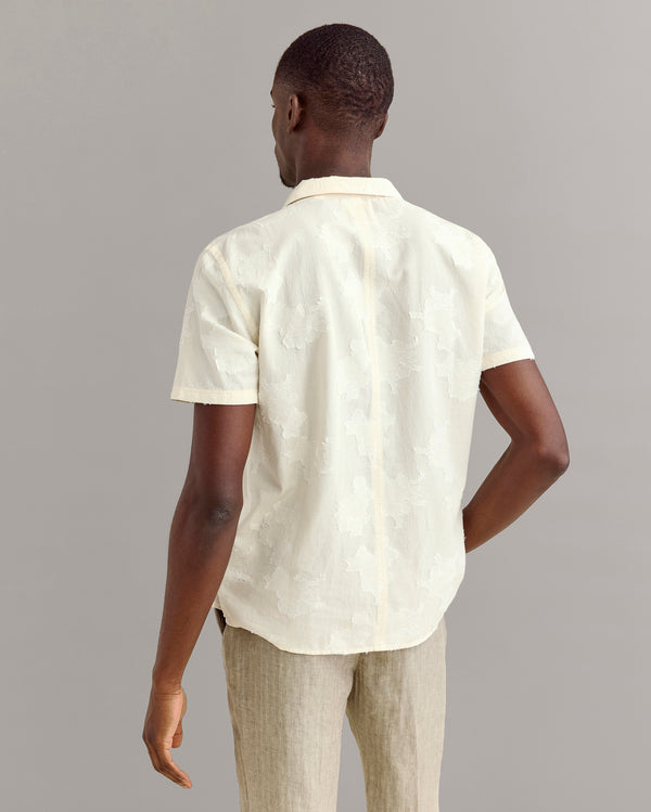Billy Reid Short Sleeve Floral Jacquard Shirt – Billy Reid