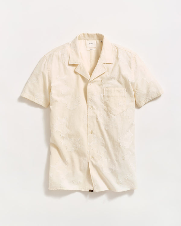 billy reid Short Sleeve Floral Jacquard Shirt – Billy Reid