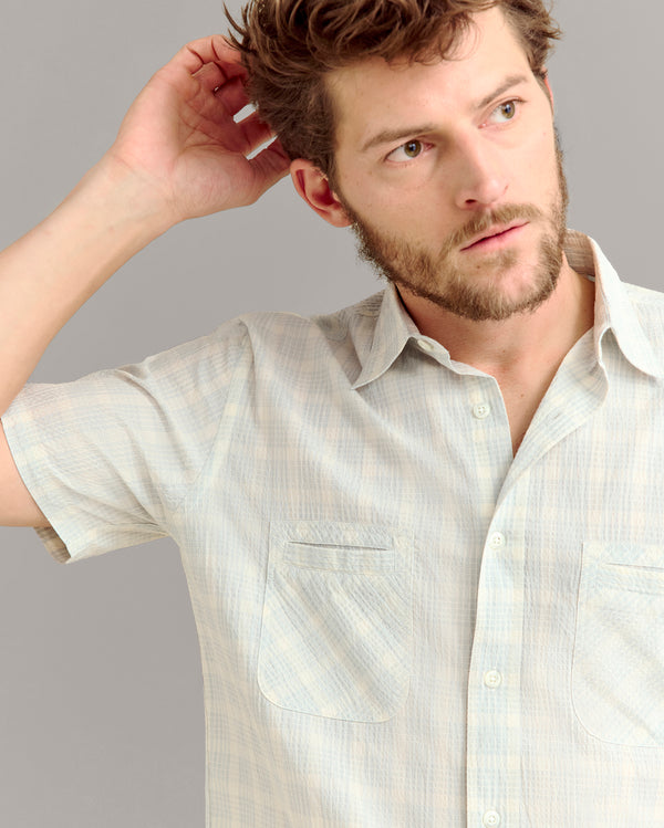 Billy Reid Short Sleeve Seersucker Donelson Shirt – Billy Reid