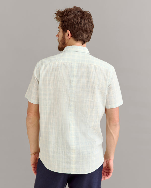 Billy Reid Short Sleeve Seersucker Donelson Shirt – Billy Reid