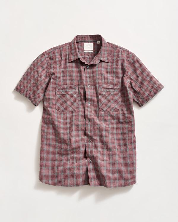 billy reid Short Sleeve Seersucker Donelson Shirt – Billy Reid