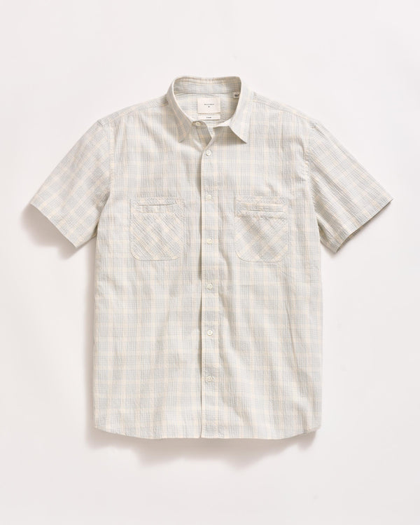 billy reid Short Sleeve Seersucker Donelson Shirt – Billy Reid