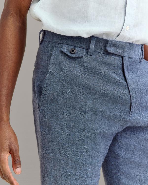 Billy Reid Silk Slub Donegal Flat Front Trouser – Billy Reid