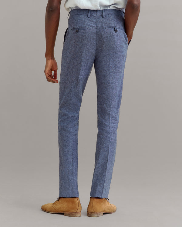 Billy Reid Silk Slub Donegal Flat Front Trouser – Billy Reid