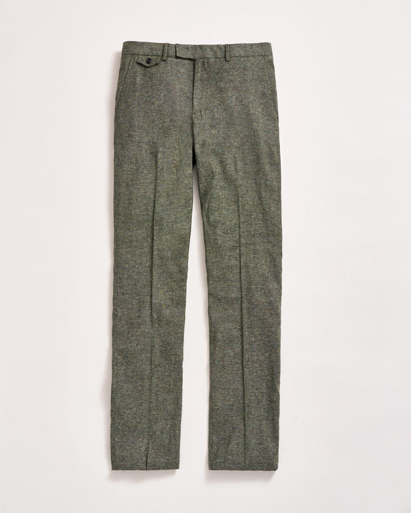 billy reid Silk Slub Donegal Flat Front Trouser – Billy Reid