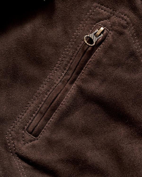 Billy Reid Soft Suede Blake Jacket With Signature Details