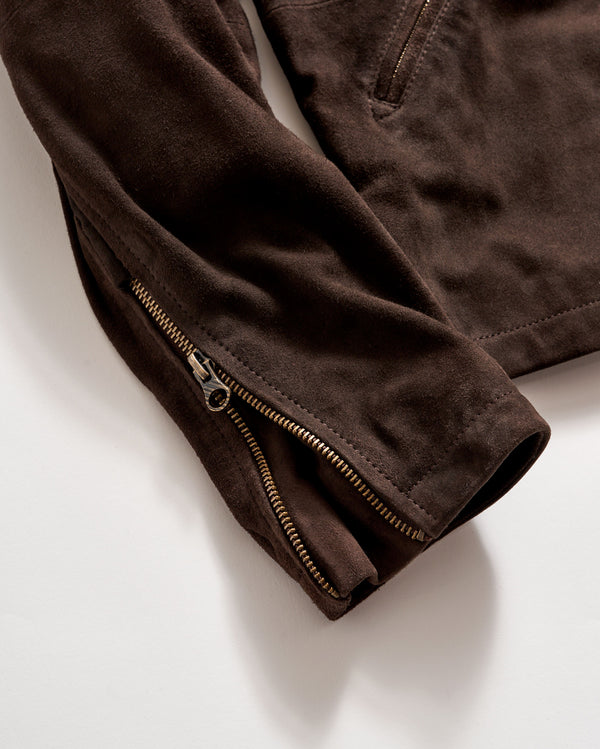 Billy Reid Soft Suede Blake Jacket With Signature Details