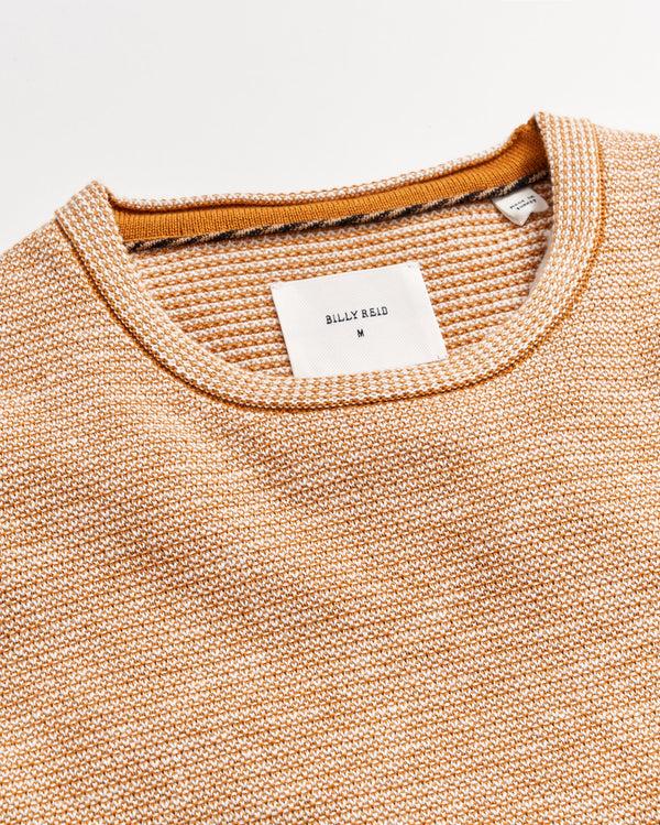 Billy Reid Tuck Stripe Crew - Classic Crew Neck With Textured Stripe – Billy Reid