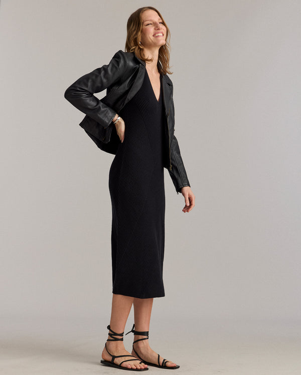 Billy Reid Women's Classic Moto Leather Jacket - Crafted From Lambskin & Antique Brass Details – Billy Reid