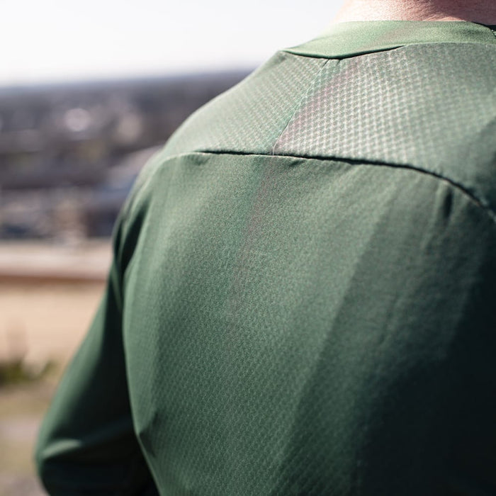 Bioracer ENDURO TECH JERSEY 3/4 Green - OLIVE