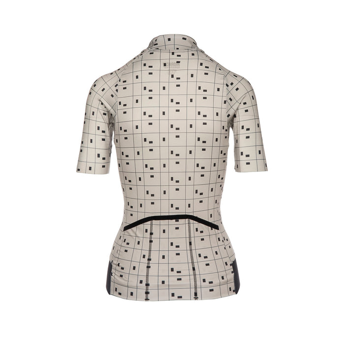 Bioracer EPIC JERSEY WOMEN BIT MAP BEIGE