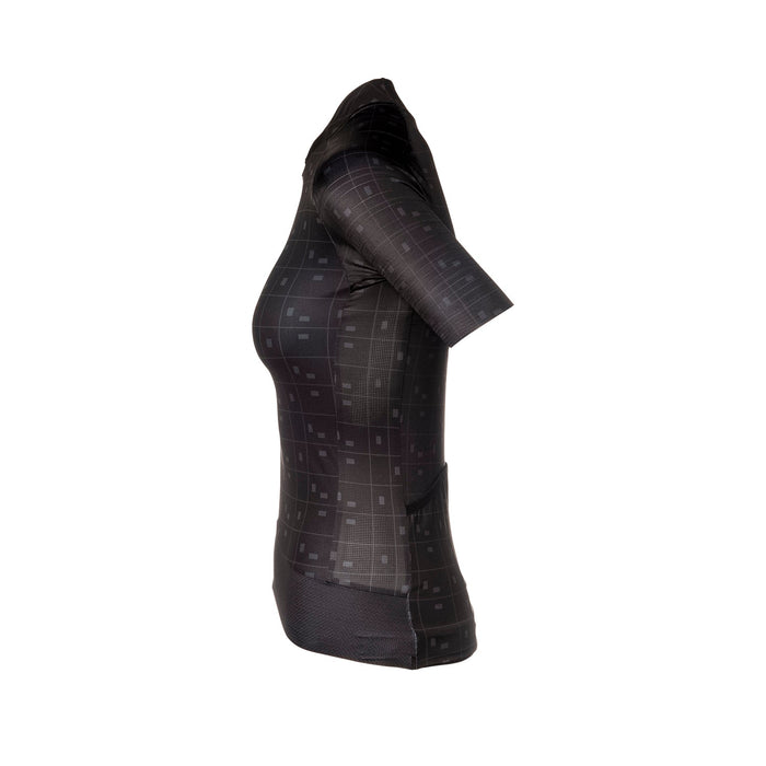 Bioracer EPIC JERSEY WOMEN BIT MAP BLACK