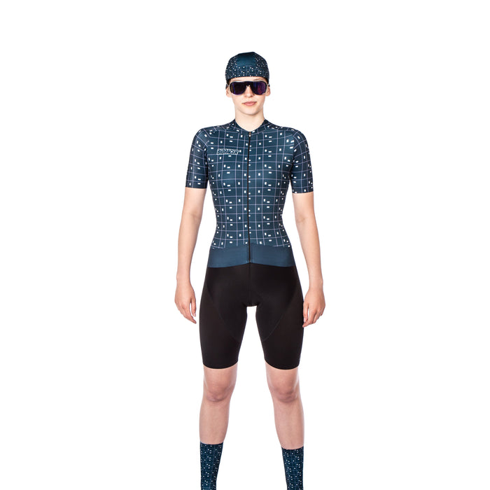 Bioracer EPIC JERSEY WOMEN BIT MAP PETROL