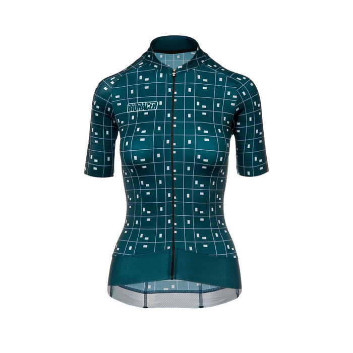 bioracer EPIC JERSEY WOMEN BIT MAP PETROL