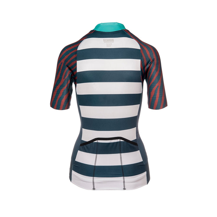 Bioracer EPIC JERSEY WOMEN LA CABINE NAVY BORDEAUX