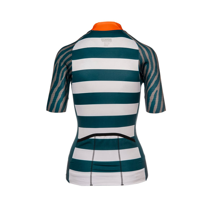 Bioracer EPIC JERSEY WOMEN LA CABINE PETROL BEIGE