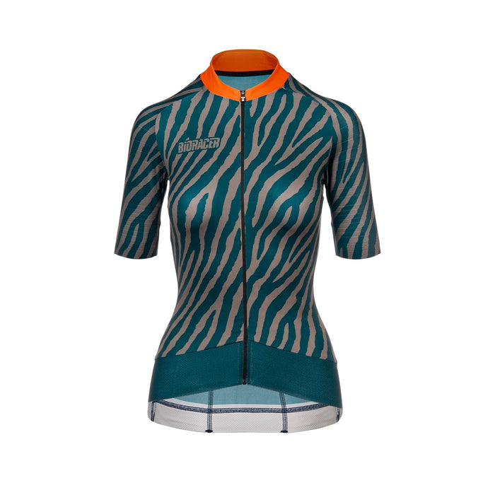 bioracer EPIC JERSEY WOMEN LA CABINE PETROL BEIGE