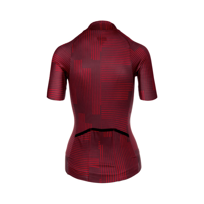 Bioracer EPIC JERSEY WOMEN WARP BORDEAUX