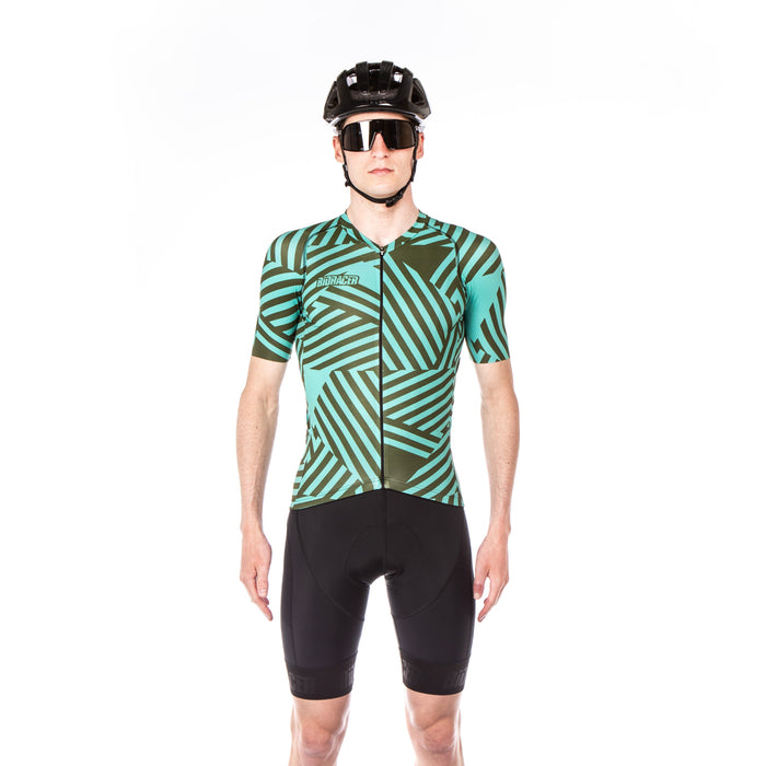 Bioracer SPITFIRE JERSEY DON DAZZLE MINT OLIVE
