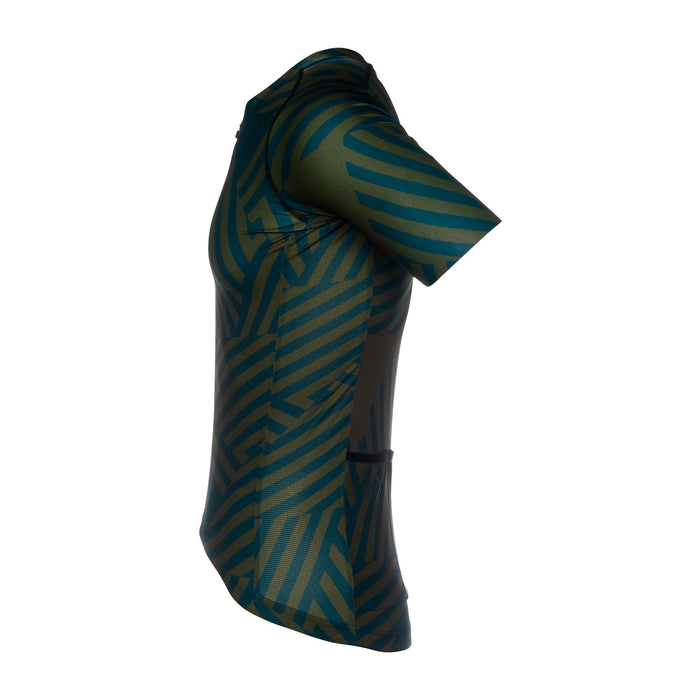 Bioracer SPITFIRE JERSEY DON DAZZLE PETROL OLIVE