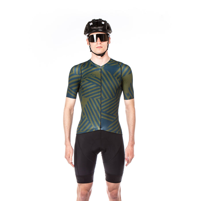 Bioracer SPITFIRE JERSEY DON DAZZLE PETROL OLIVE