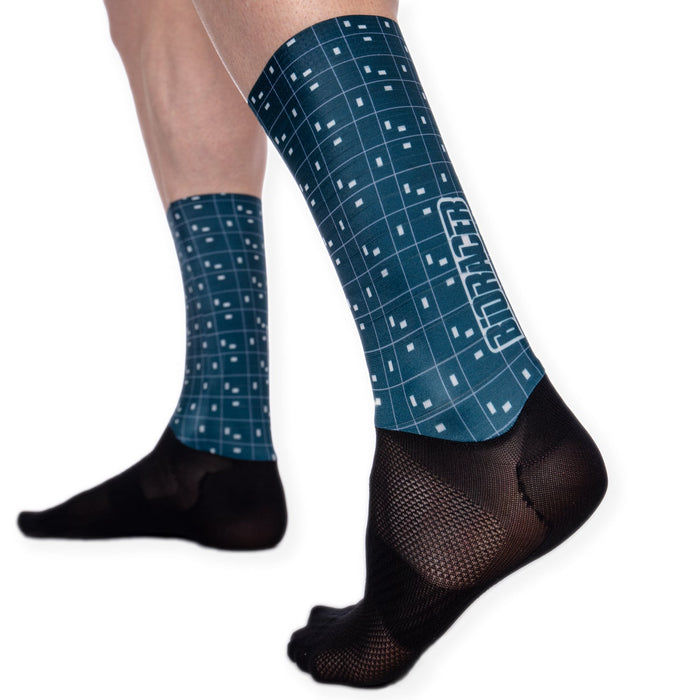 Bioracer SPITFIRE/VESPER TECH SOCK BIT MAP PETROL