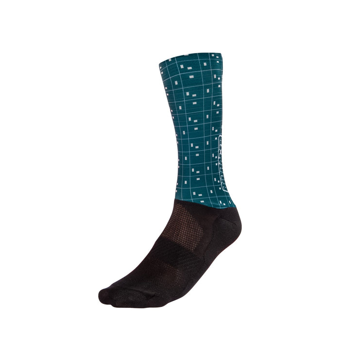 bioracer SPITFIRE/VESPER TECH SOCK BIT MAP PETROL