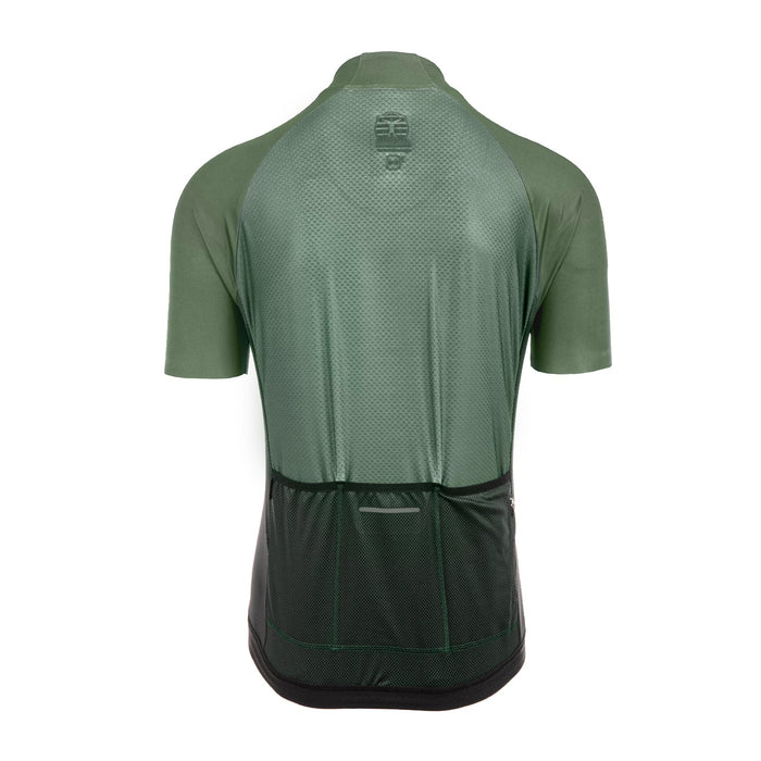Bioracer SPRINTER JERSEY COLD BLACK LIGHT OLIVE