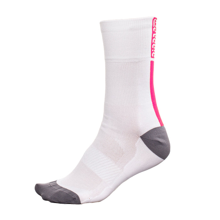 bioracer SUMMER SOCKS White - Fluo Pink (Packed)