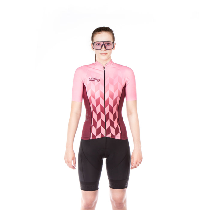 Bioracer VESPER JERSEY HARLEQUEEN BORDEAUX