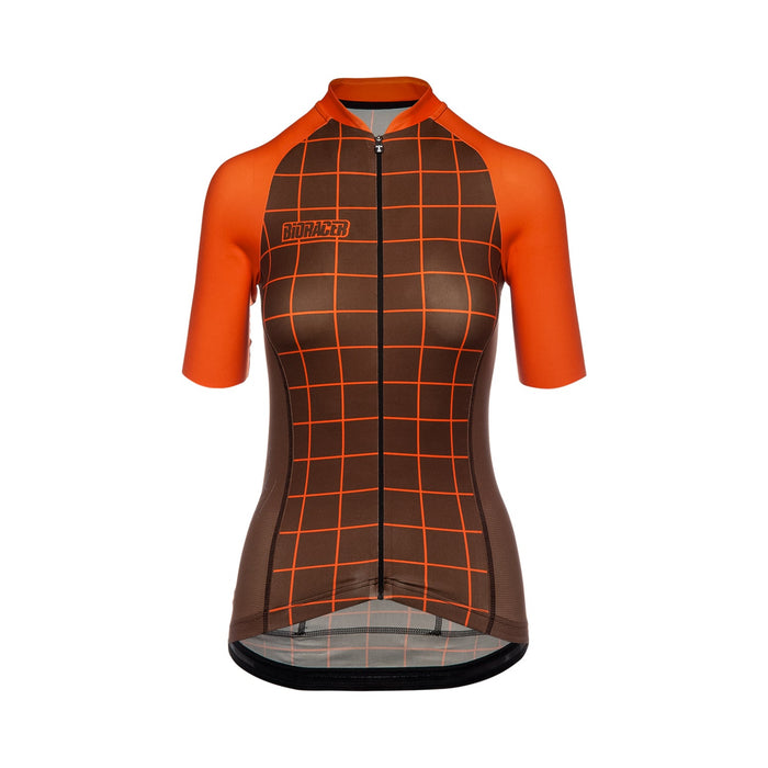 bioracer VESPER JERSEY MOON RIDE BROWN ORANGE