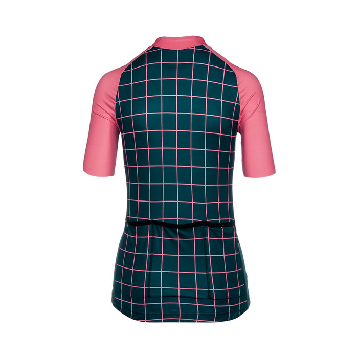 Bioracer VESPER JERSEY MOON RIDE GREEN PINK