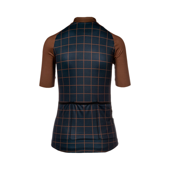 Bioracer VESPER JERSEY MOON RIDE NAVY BROWN