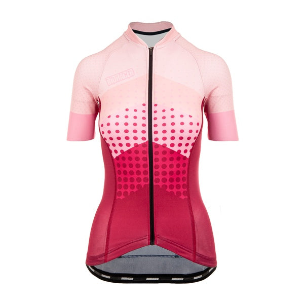 bioracer VESPER JERSEY SS DORIS DOT BORDEAUX