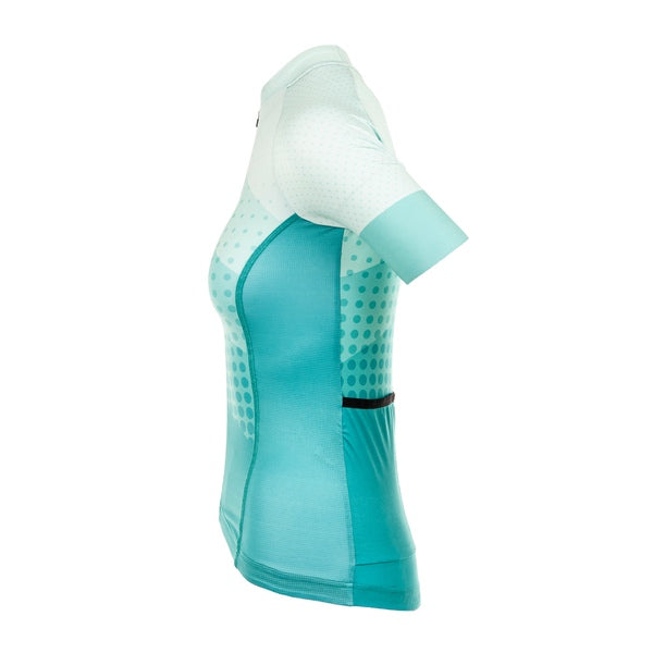 Bioracer VESPER JERSEY SS DORIS DOT GREEN