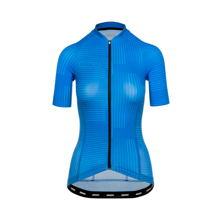 bioracer VESPER JERSEY WARP BLUE