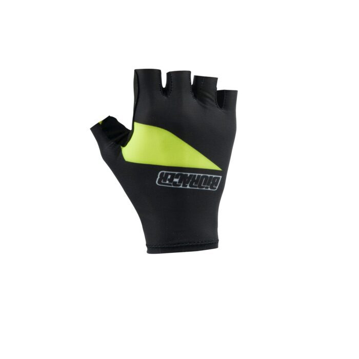 bioracer GLOVE ONE SUMMER SHORT FINGER Black - FluoYellow