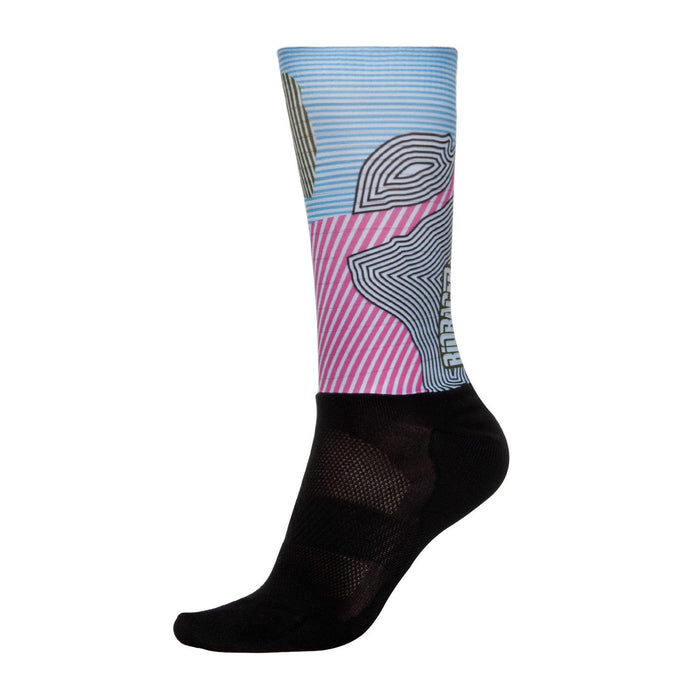 bioracer SPITFIRE/VESPER SUMMER SOCKS KONTUR PINK BLUE
