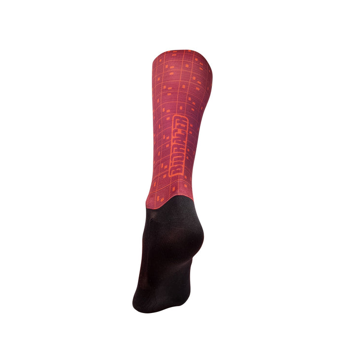 Bioracer SPITFIRE/VESPER TECH SOCK BIT MAP BORDEAUX
