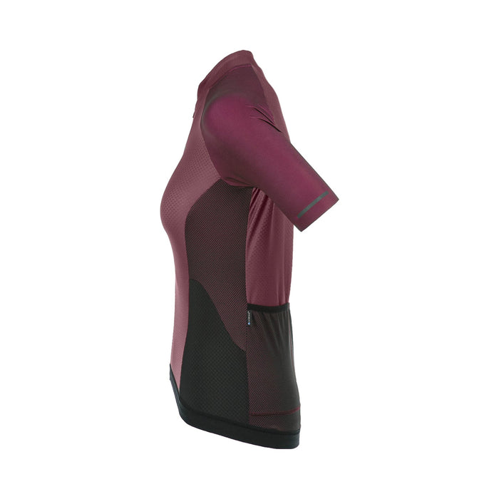 Bioracer SPRINTER JERSEY COLDBLACK LIGHT - WOMEN BORDEAUX