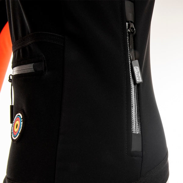 Bioracer VESPER TEMPEST PROTECT WINTER JACKET FLUO FLUO ORANGE