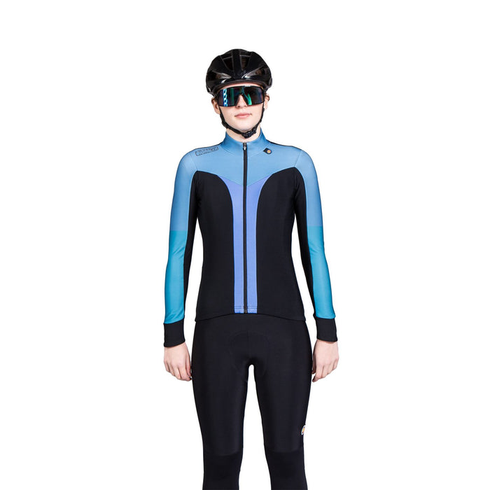 Bioracer VESPER TEMPEST THERMAL WOMEN'S LONG SLEEVE JERSEY PACIFIC BLUE