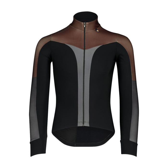 bioracer VESPER TEMPEST THERMAL WOMEN'S LONG SLEEVE JERSEY DARK CHOCOLATE
