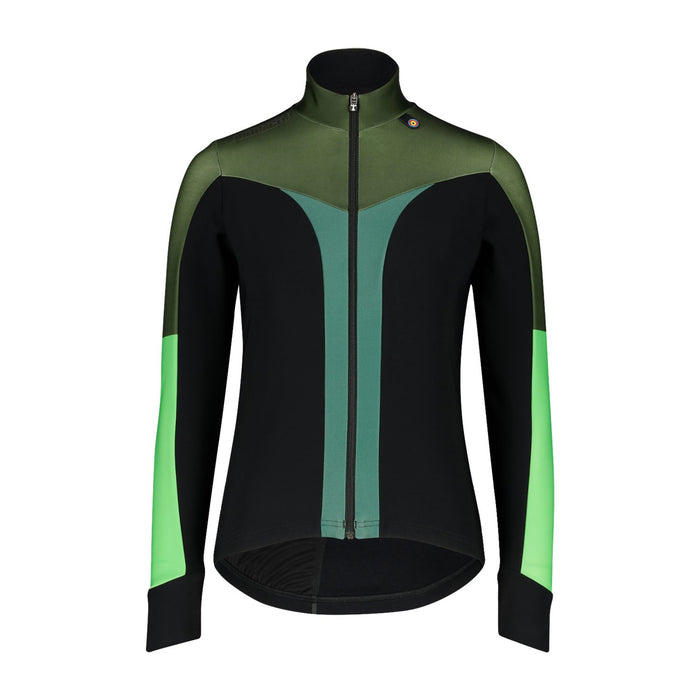 bioracer VESPER TEMPEST THERMAL WOMEN'S LONG SLEEVE JERSEY MOSS GREEN