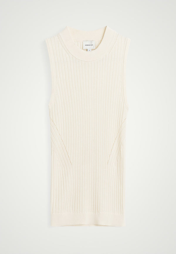 birgitte herskind Anna Knit Top - Off White Off White