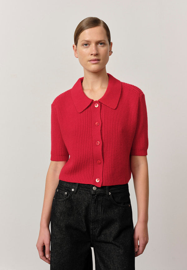 birgitte herskind Aria Knit Cardigan - Red Red