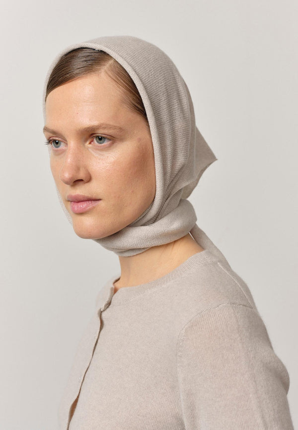 birgitte herskind Beau Knit Scarf - Light Stone