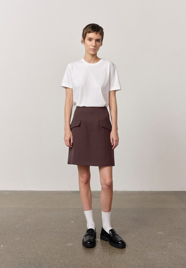 Birgitte Herskind Benjamin Skirt - Mahogany Mahogany